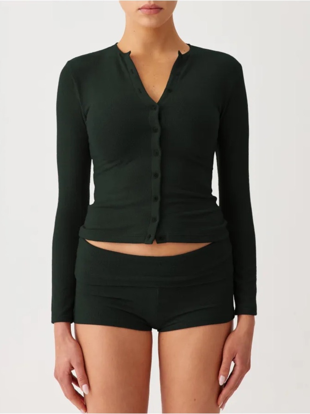 NWT RARE TEA YOU Elara Cardigan in Fôret Noire